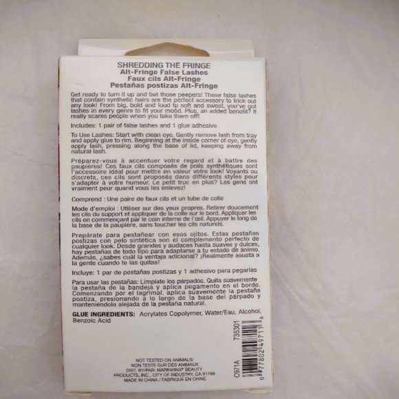 Bundle of 2 Wet n Wild Black False Fake Eyelashes New in Package Face Makeup - Picture 5 of 7